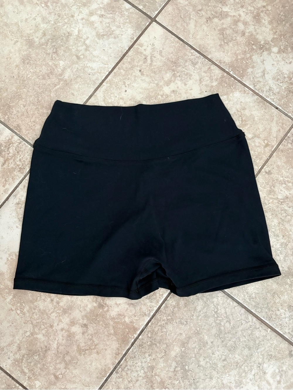 High-Waist Black Women's Yoga/Athletic scrunch butt Shorts